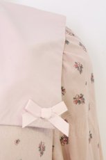 画像3: m petit by misako / スクエア襟花柄ワンピース M ピンク T-26-10-04-015-LO-OP-SA-ZT (3)