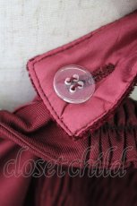 画像5: axes femme POETIQUE / 刺繍入りリボンワンピース M ワイン T-26-10-11-021-AX-OP-TE-ZT (5)