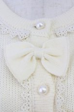画像3: axes femme kawaii / プレゼントベアーニットカーディガン M アイボリー T-26-10-11-003-AX-TO-SA-ZT (3)
