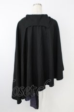 画像2: BPN FOR MEN / フロントZIP変形ケープ  黒 T-26-10-11-017-GO-JA-SA-ZT (2)