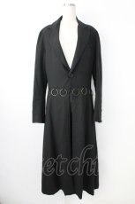 画像1: BPN FOR MEN / リングデザインロングジャケット M 黒 T-26-10-11-018-GO-JA-SA-ZT (1)