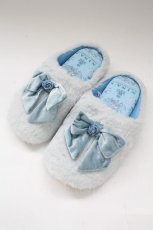 画像1: m petit by misako / AMRSバラリボン 23-25CM 中水色 T-26-10-18-042-LO-ZA-SA-ZT (1)