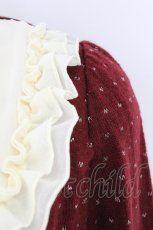 画像3: axes femme / スタンドブロッキグチュニ M ワイン T-26-10-18-012-AX-OP-SA-ZT (3)