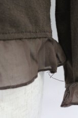 画像4: axes femme / レース重ね襟長袖プルオーバー M ブラウン T-26-10-18-014-AX-TO-SA-ZT (4)