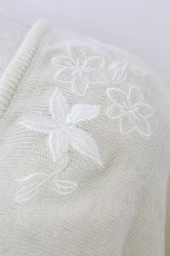 画像3: axes femme / 袖レースニット M ホワイト T-26-10-18-002-AX-TO-SA-ZT (3)