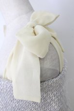 画像3: axes femme / ニット&シフォンドッキングワンピース M サックス×アイボリー T-26-10-23-029-AX-OP-TE-ZT (3)
