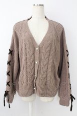 画像1: axes femme / ニットカーディガン   T-26-10-23-010-AX-TS-SA-ZT (1)