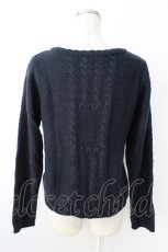 画像2: axes femme / 手刺繍入りプルオーバー  ネイビー T-26-10-23-016-AX-TO-SA-ZT (2)