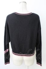 画像2: MILK / Pink sweater  黒Ｘピンク T-26-10-23-018-ML-TO-SA-ZT (2)
