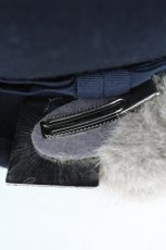 画像5: axes femme / リボンハット  ネイビー T-26-10-28-035-AX-AC-TE-ZT (5)