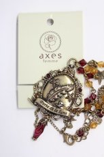画像5: axes femme POETIQUE / エチュードネックレス  ゴールドＸ赤 T-26-10-28-039-AX-AC-SA-ZT (5)