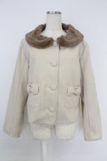 画像1: m petit by misako / ファーエリショートJKナガ ジャケット L  T-26-10-28-009-LO-CO-SA-ZT (1)