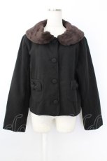 画像1: m petit by misako / ファーエリショートJKナガ ジャケット L  T-26-10-28-011-LO-CO-SA-ZT (1)