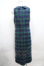 画像2: 【SALE】an another angelus / 衿付チェックストレートジャンパースカート Y-23-09-29-113-CA-OP-SZ-ZT411 (2)