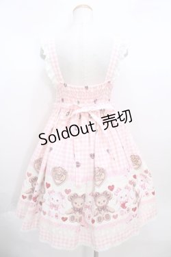 画像2: BABY,THE STARS INE BRIHT / くみゃちゃんのSweet Heart CheckジャンパースカートII型 Y-23-09-29-116-BA-OP-WD-ZY