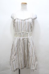 axes femme POETIQUE / ウエスト刺繍レジメンワンピース Y-23-09-30-014-AX-OP-SZ-ZT027
