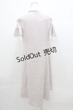 画像2: 【SALE】axes femme POETIQUE / メッセージリボン肩開きワンピース Y-23-09-30-019-AX-OP-SZ-ZT157