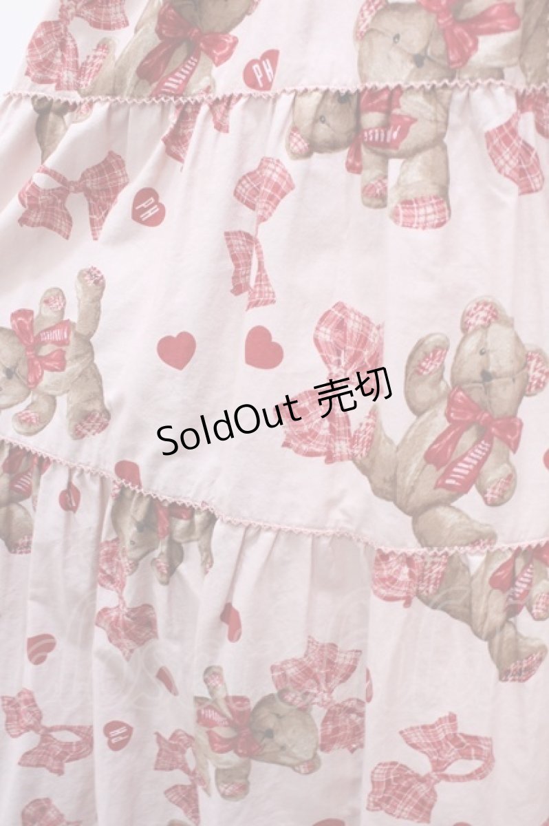 画像4: PINK HOUSE /Love Ribbon Bearミディ丈ワンピース Y-23-10-07-077-LO-OP-SZ-ZY (4)