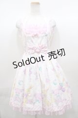 Angelic Pretty / TOY FANTASYジャンパースカート  シロ Y-23-10-19-116-AP-OP-SZ-ZY