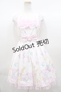 Angelic Pretty / TOY FANTASYジャンパースカート  シロ Y-23-10-19-116-AP-OP-SZ-ZY
