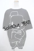 【SALE】merry jenny /ACK BEAR BIG TEE F ブラック Y-23-10-29-045-LO-TO-SZ-ZT158