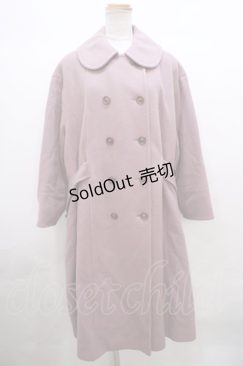 画像1: Jane Marple / COATLamb melton flareコート  ピンク Y-23-10-31-066-JM-CO-AS-ZY (1)