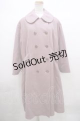 Jane Marple / COATLamb melton flareコート  ピンク Y-23-10-31-066-JM-CO-AS-ZY