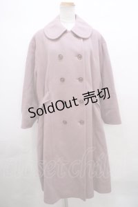 Jane Marple / COATLamb melton flareコート  ピンク Y-23-10-31-066-JM-CO-AS-ZY