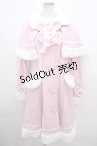 BABY,THE STARS SHINE BRIGHT / COATハートミルキーコート - ピンク Y-23-10-31-069-BA-CO-SZ-ZY