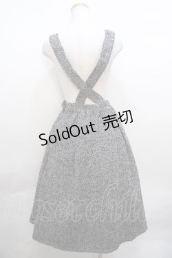 画像2: 【SALE】Fi.n.t / ツィード2wayジャンパースカート F ブラック Y-23-11-05-068-CA-OP-SZ-ZT264