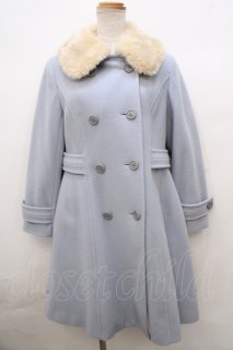 Jane Marple ラムパイルのシャルロットコート Jane Marple / ラムパイルのシャルロットコート M ブルーグレー Y-23