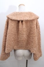 画像2: 【SALE】Fi.n.t / サイド釦エコファーショートコート F ベージュ Y-23-12-05-151-CA-CO-SZ-ZTC033 (2)