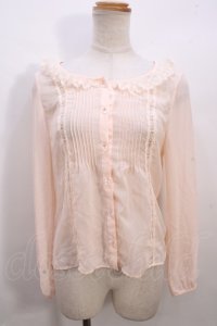 Emily Temple cute / フェアリーシフォンブラウス  ピンク Y-23-12-05-032-ET-BL-SZ-ZT101
