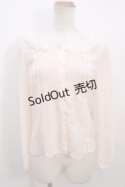 画像1: 【SALE】Emily Temple cute / フェアリーシフォンブラウス  ピンク Y-23-12-05-032-ET-BL-SZ-ZT101