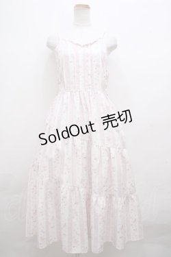 画像1: 【SALE】axes femme / ブルーミングサクラキャミワンピース F 生成り Y-23-12-08-097-AX-OP-SZ-ZT353