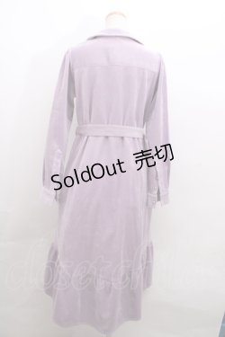 画像2: 【SALE】axes femme / コーデュロイイレヘムワンピース M ラベンダー Y-23-12-16-145-AX-OP-SZ-ZT080