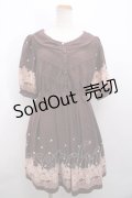 【SALE】L'EST ROSE / ドット×ローズワンピース 2 ブラウン Y-23-12-17-137-LO-OP-SZ-ZT351