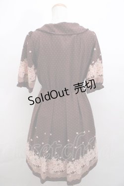 画像2: 【SALE】L'EST ROSE / ドット×ローズワンピース 2 ブラウン Y-23-12-17-137-LO-OP-SZ-ZT351