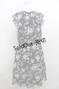 画像2: 【SALE】axes femme / 花柄ワンピース M 紺 Y-23-12-17-138-AX-OP-SZ-ZT351