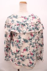画像1: 【SALE】axes femme / 花柄ボウタイブラウス M キナリ Y-23-12-22-044-AX-BL-SZ-ZT134 (1)