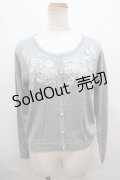 axes femme / 花刺繍入りカーディガン M グリーン Y-23-12-22-094-AX-TO-SZ-ZT008