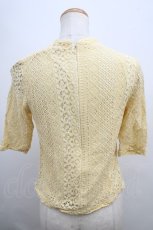 画像2: 【SALE】Fi.n.t. / 総レーストップス F イエロー Y-23-12-29-063-LO-TO-SZ-ZT393 (2)