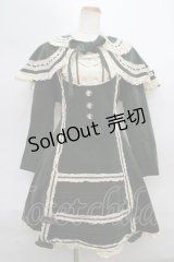 metamorphose / 別珍胸取り外しワンピース  グリーン Y-23-12-31-098-ME-OP-SZ-ZY