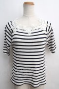axes femme / スクエアネックリブプルオーバー M  Y-24-01-08-052-AX-TO-SZ-ZT211