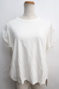 Jane Marple / オーガンジースリーブTシャツ M 白 Y-24-01-08-061-JM-TO-SZ-ZI