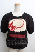 PINK HOUSE / 帽子モチーフセーター  黒 Y-24-01-08-067-LO-TO-SZ-ZI