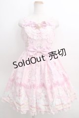 Angelic Pretty / Dolly Catジャンパースカート  ピンク Y-24-01-11-082-AP-OP-SZ-ZY