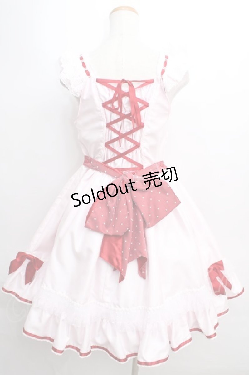 画像2: BABY,THE STARS SHINE BRIGHT / いちごのショートケーキジャンパースカート  ピンク Y-24-01-14-016-BA-OP-SZ-ZY (2)