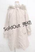 axes femme / COATファーライナー付きコート  ベージュ Y-24-01-16-123-AX-CO-AS-ZT-C041