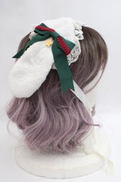 画像4: Angelic Pretty / ロップイヤーbunnyヘッドドレス/原宿店限定  白×グリーン Y-24-01-26-021-AP-AC-SZ-ZY